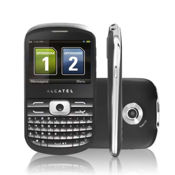 Celular Alcatel OT819DX Dual Chip - Preto