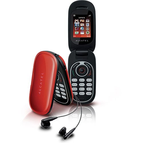 Celular GSM Alcatel OT363 - Vermelho